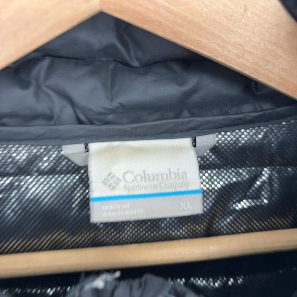 Columbia Black Insulated Winter Full Zip Coat - Picture 3 of 6